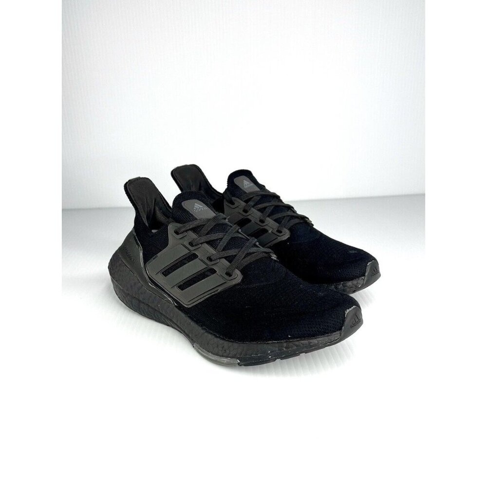 Adidas Ultraboost 21 Mens Athletic Triple Black Running Shoes FY0306 Size 6